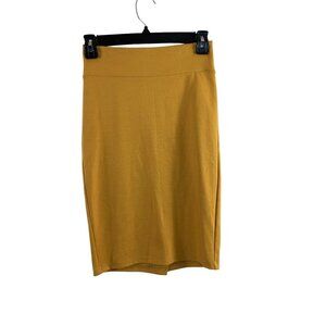 Solemio Women's Dark Yellow Skirt